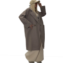 cappotto foderato over space